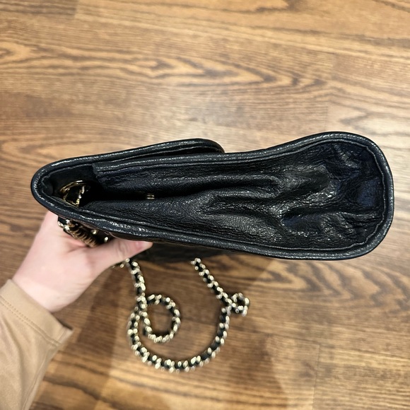 Rebecca Minkoff Black and gold cross body bag - Picture 10 of 13